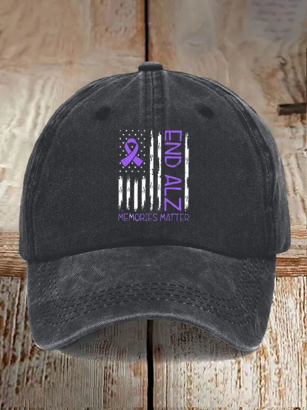 Memories Matter End ALZ Baseball Cap