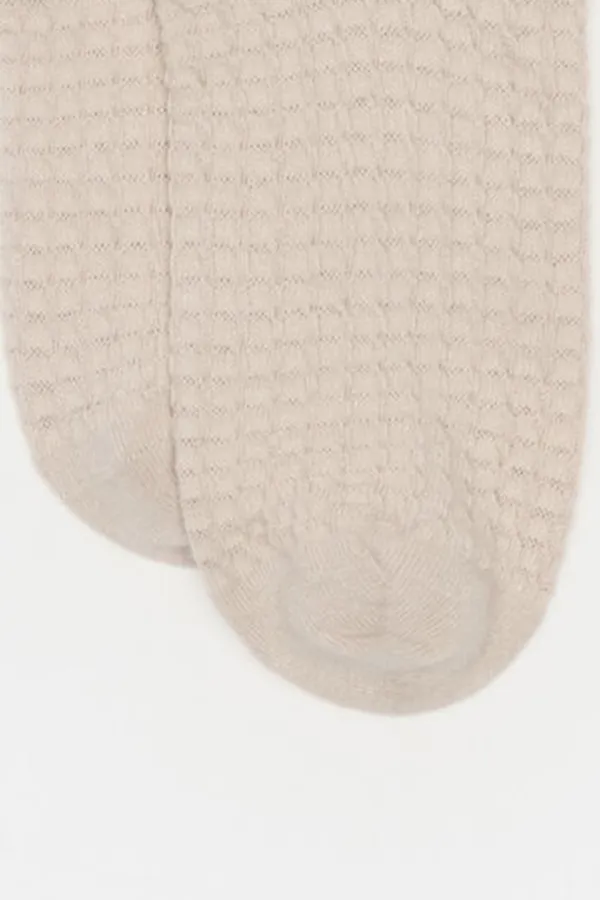 Retro Waffle Crew Socks For Sneakers