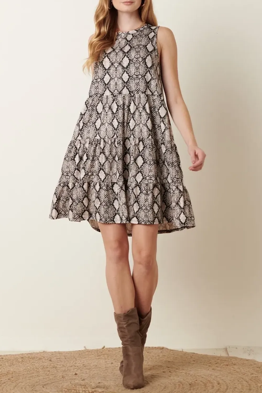 Artistic Unique Retro Black Tank Dresses