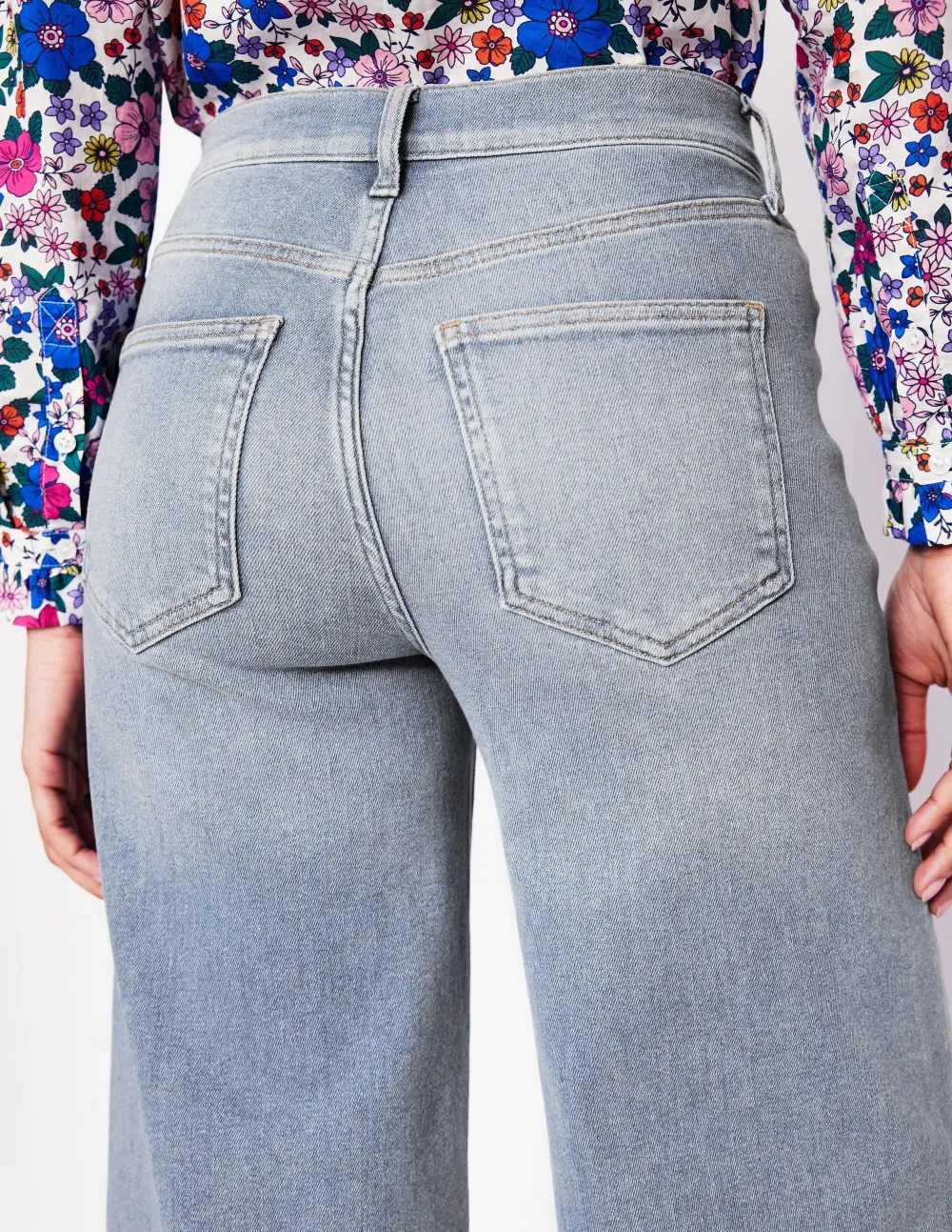 High Rise Wide Leg Jeans