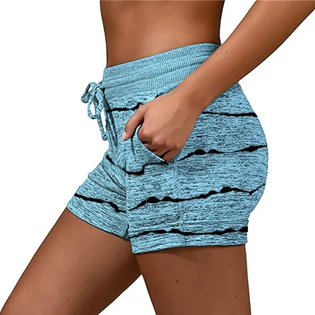 Women‘s Shorts Elastic Waist Soft Lounge Shorts Casual Shorts with Pocket
