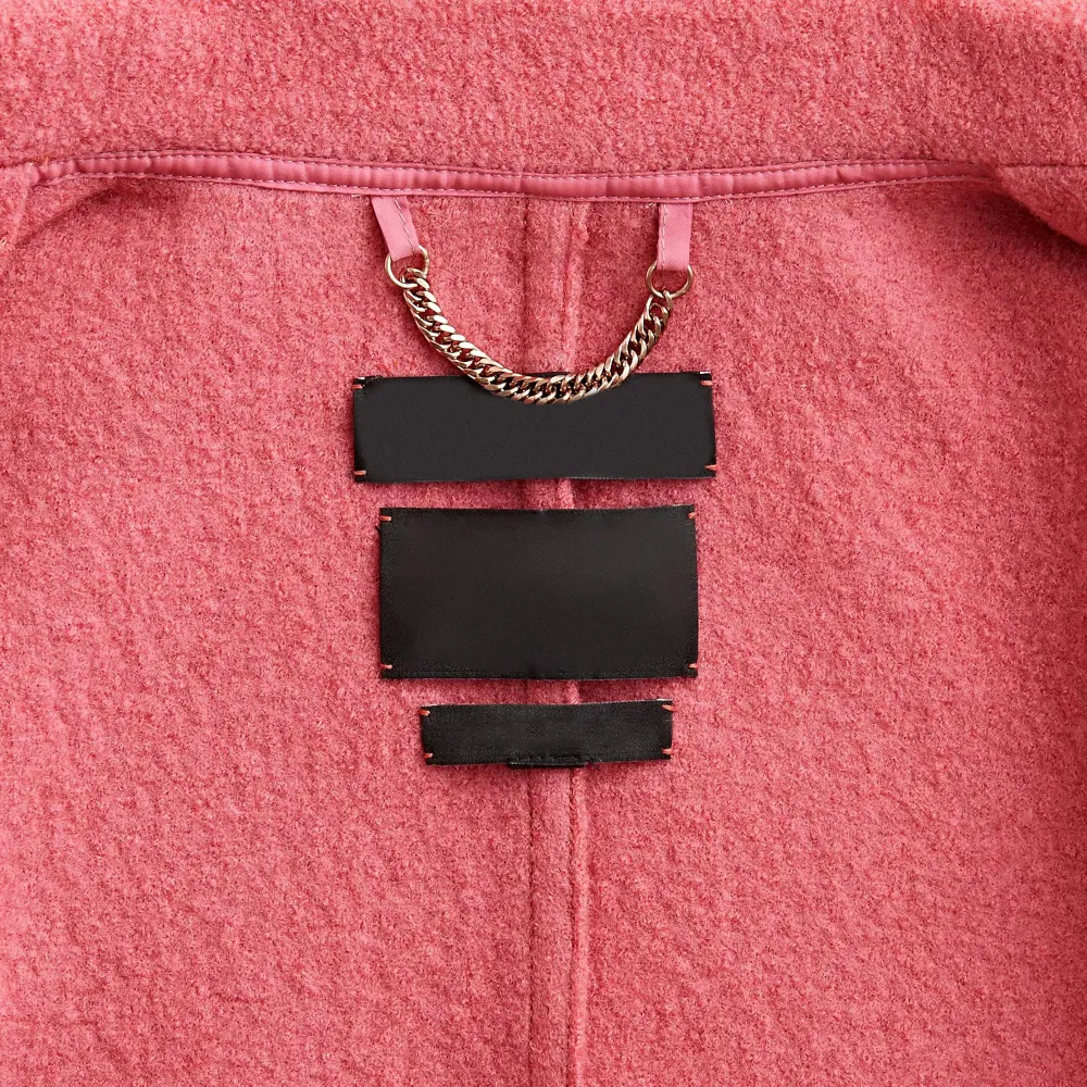 Double-Breasted Topcoat Wool Coats