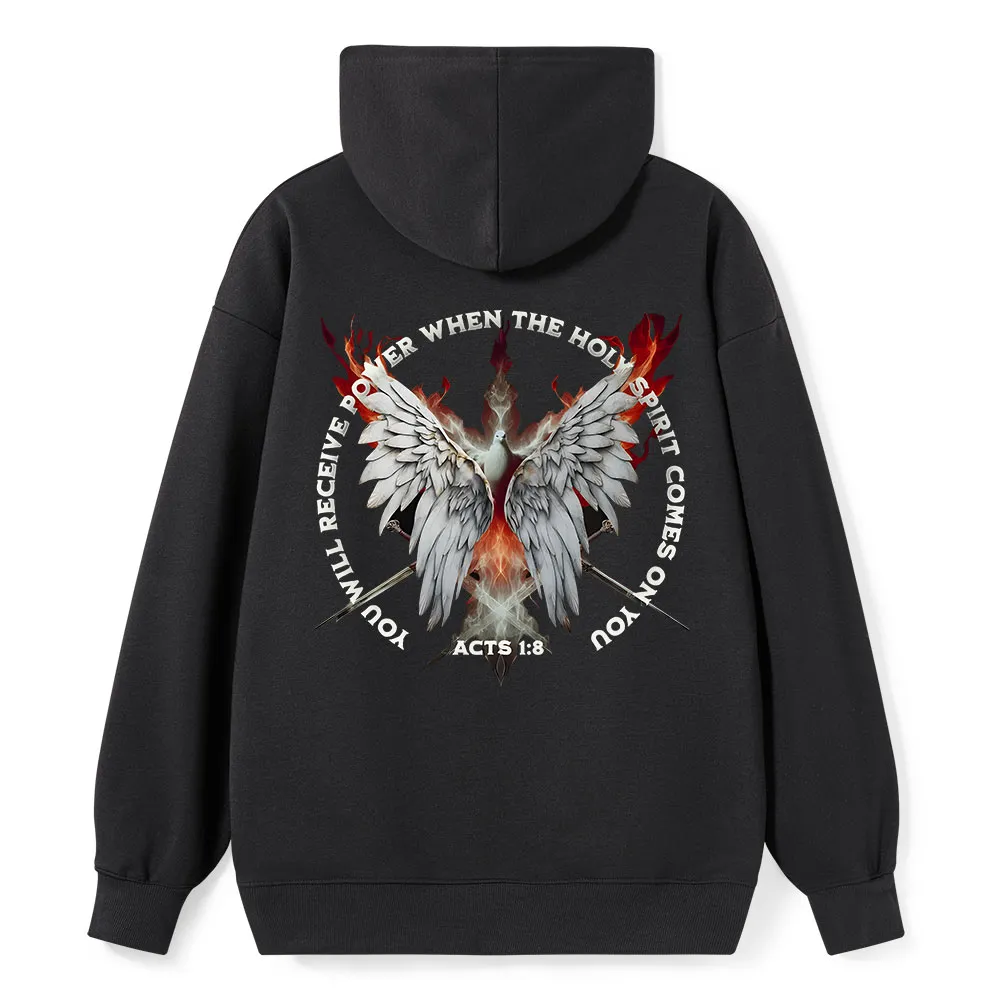 You Will Receive Power Classic Christian Hoodie