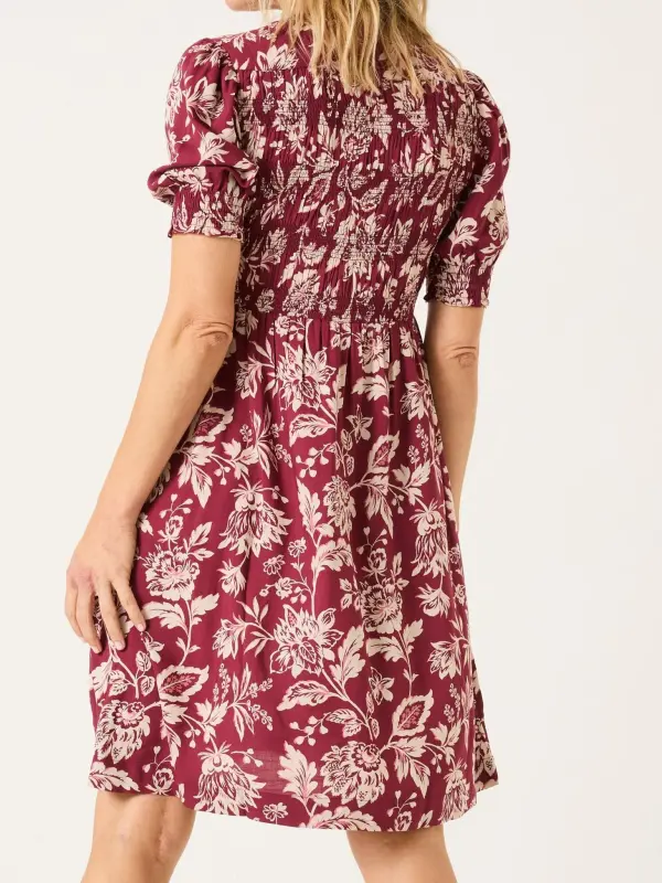 Burgundy Red Juniper Dress