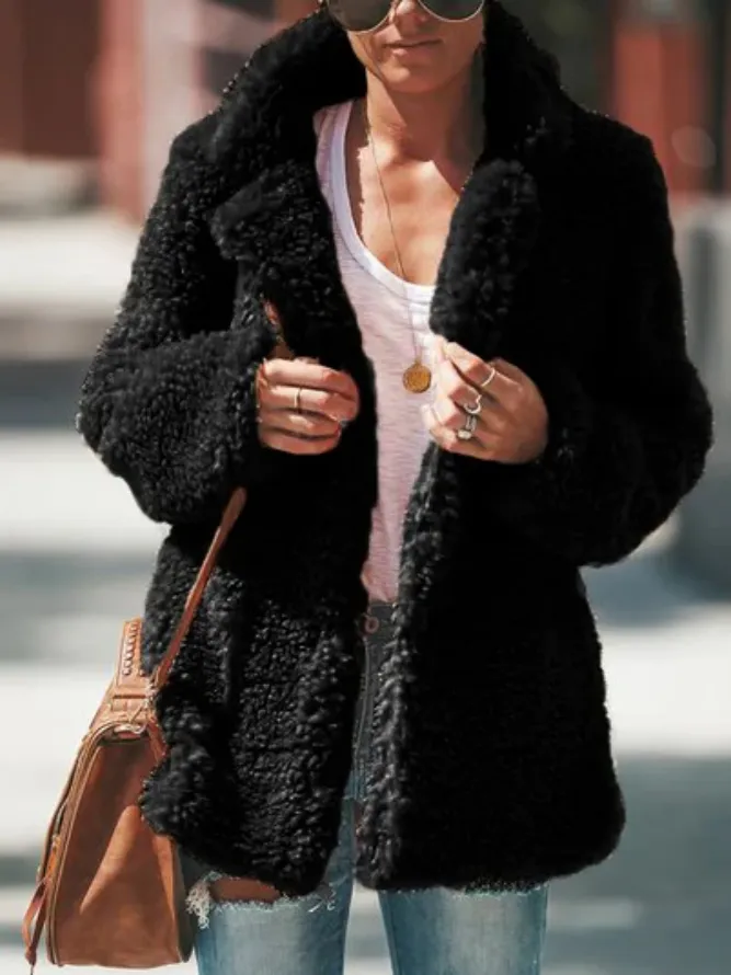 Causal Long Sleeve Vintage Shawl Coats