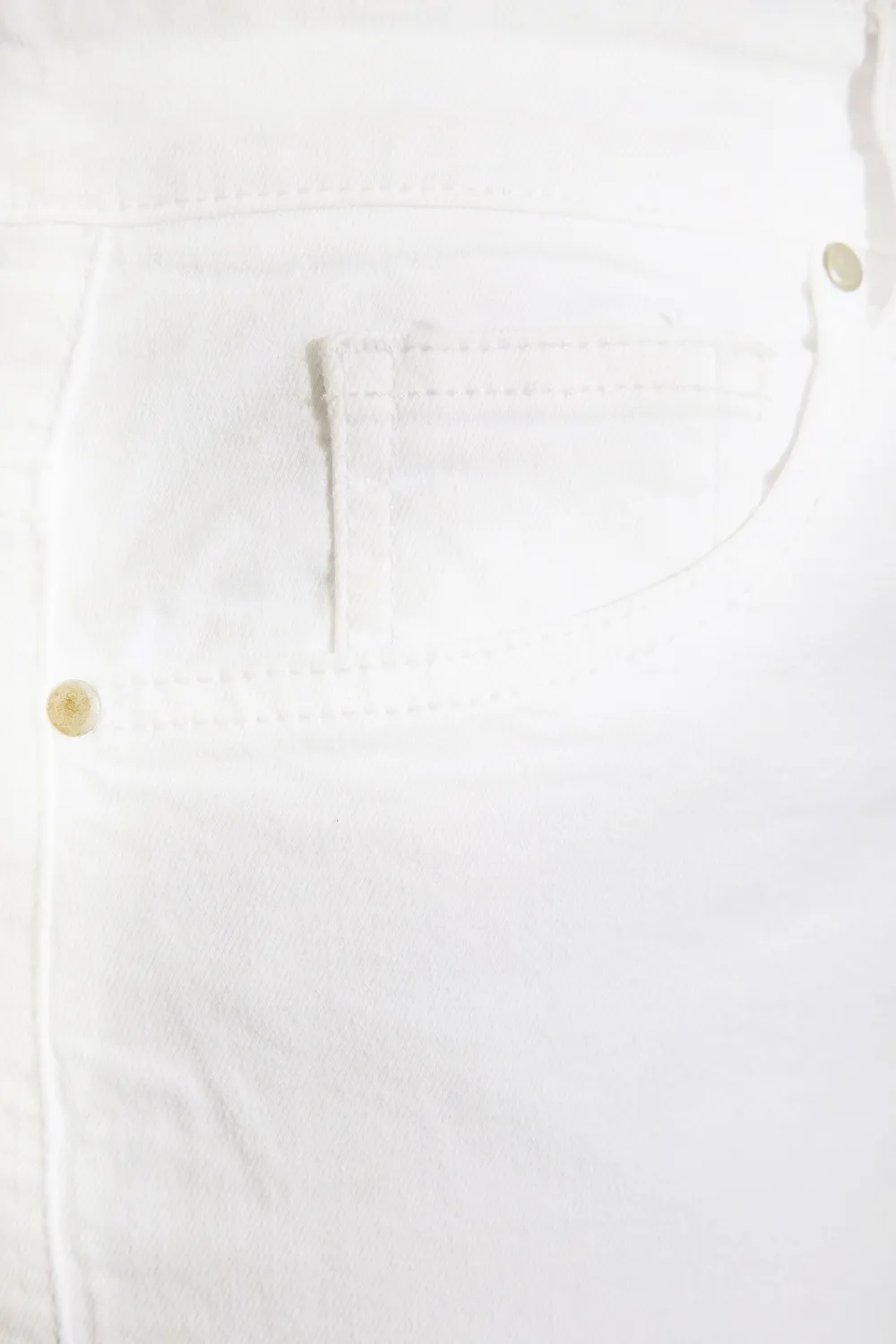 YOURS Curve White Stretch Wide Leg Cropped Jeans