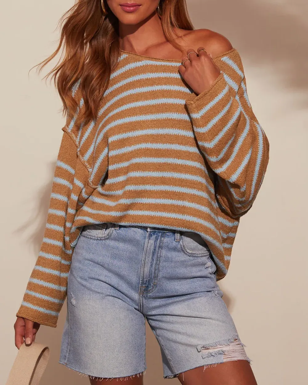 Striped Knit Sweater