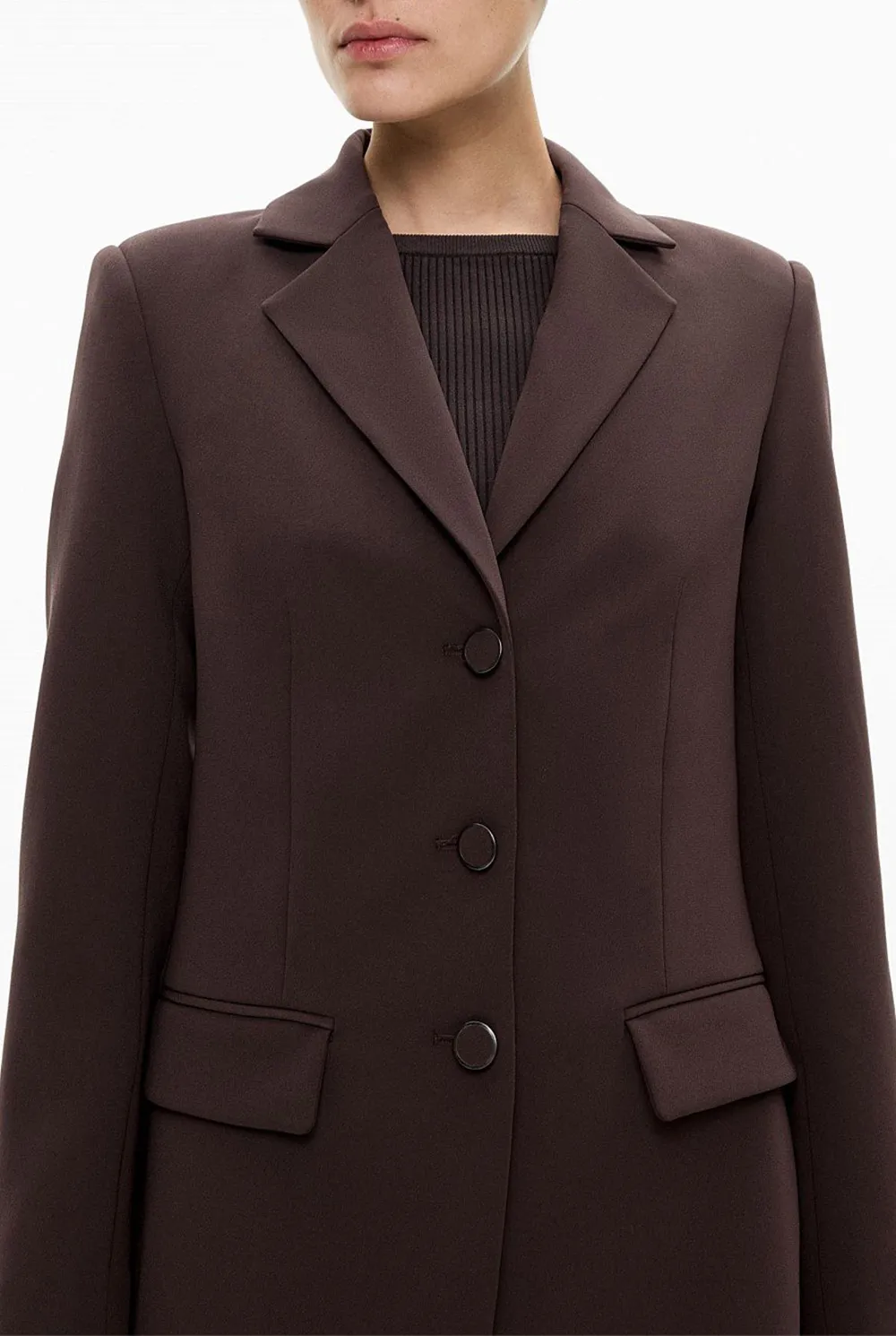 Waist-Belted Women's Suit Jacket