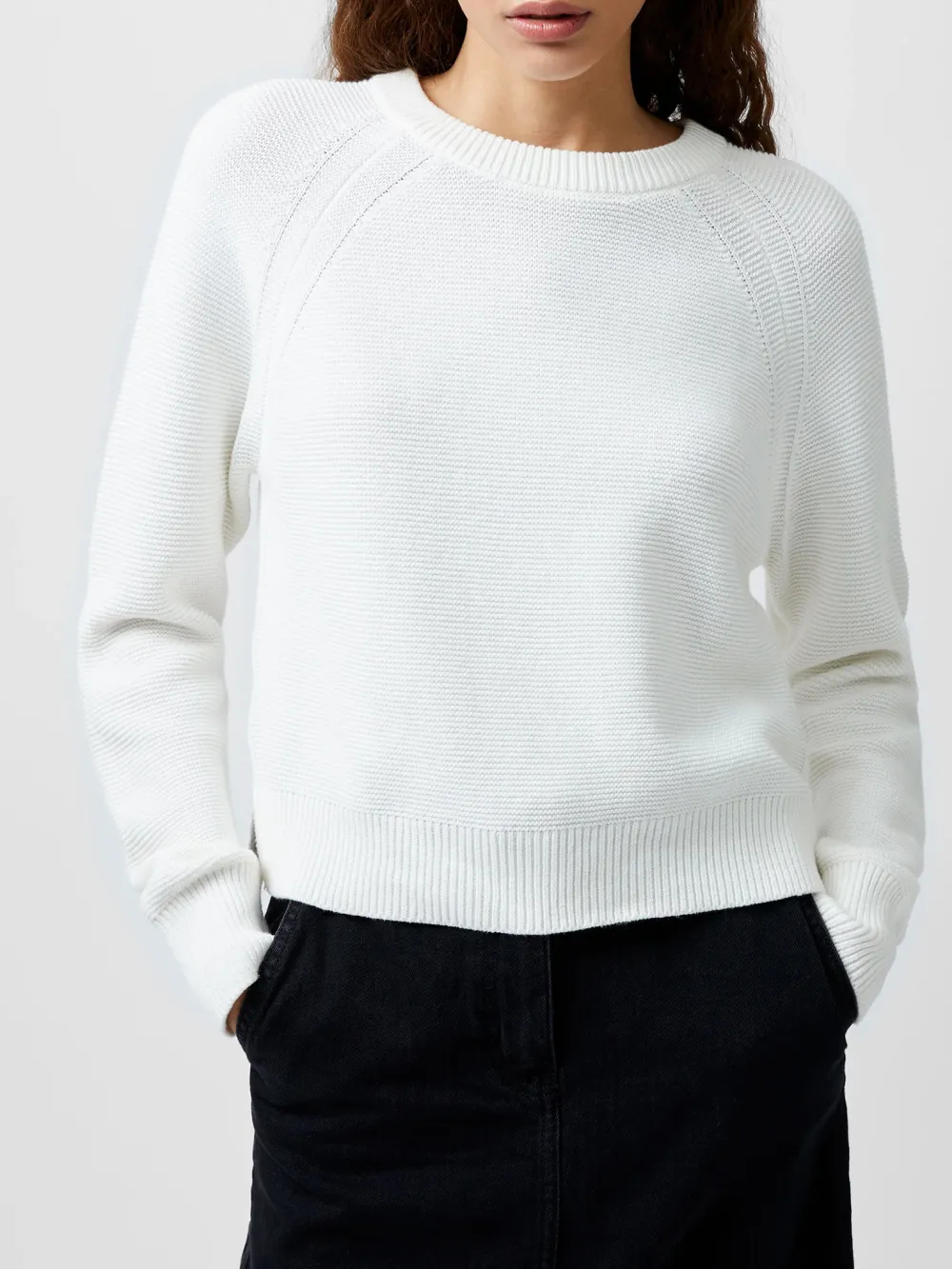 Simple Solid Color Crew Neck Sweater
