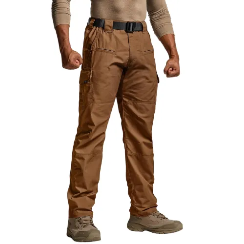 Men's Tactical Work Pants 9 Pockets Ripstop