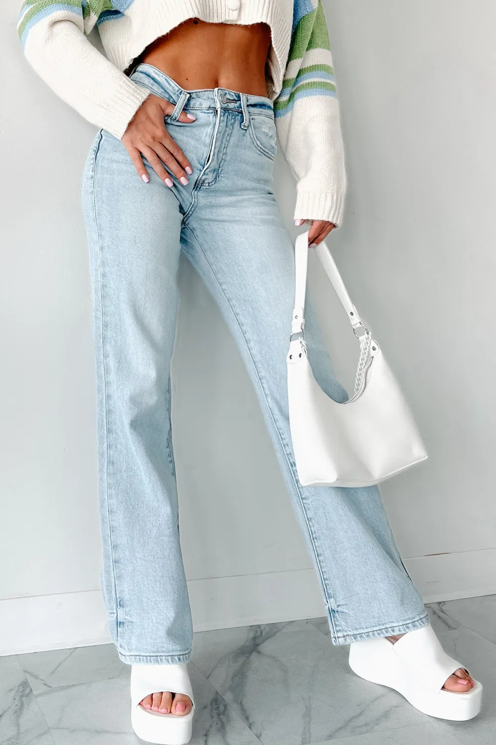 High Rise 90's Flare Jeans