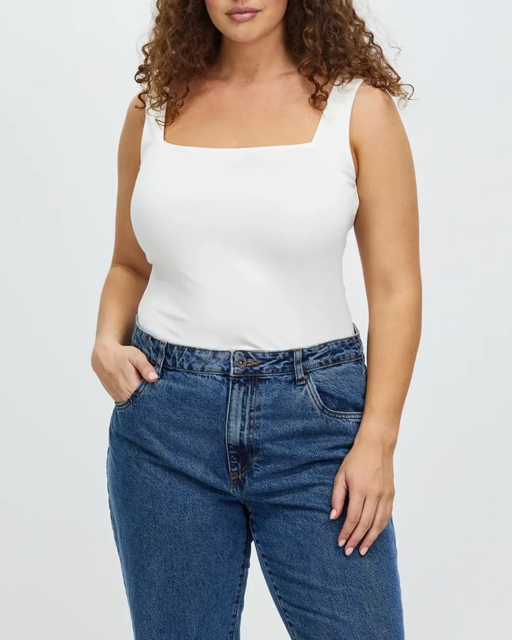 Square Neck Tank Top