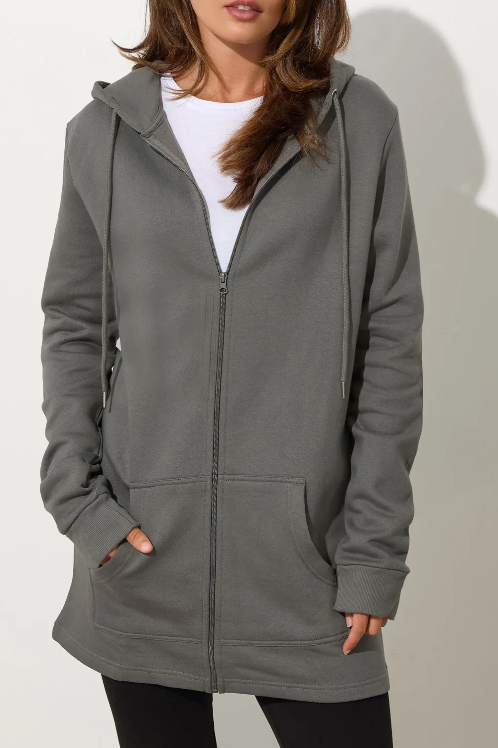 Drawstring Hat With Pocket Jacket