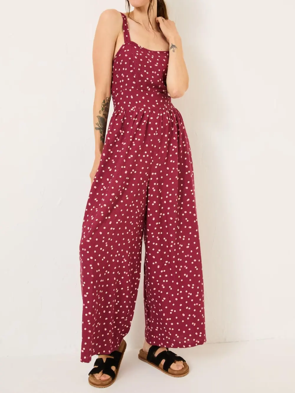Burgundy Red Ruby Jumpsuit