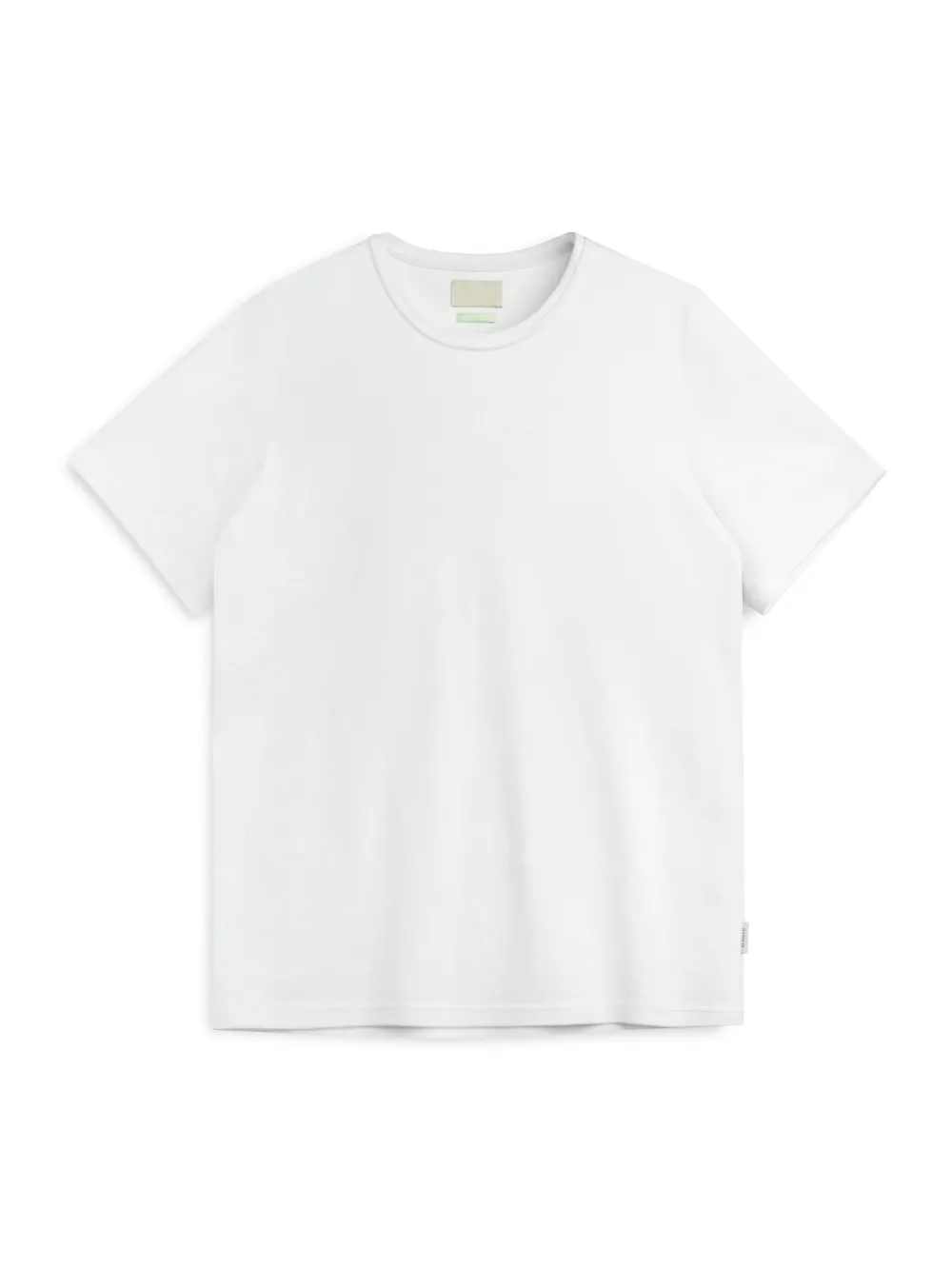 White Crew Neck Casual Style T-Shirt