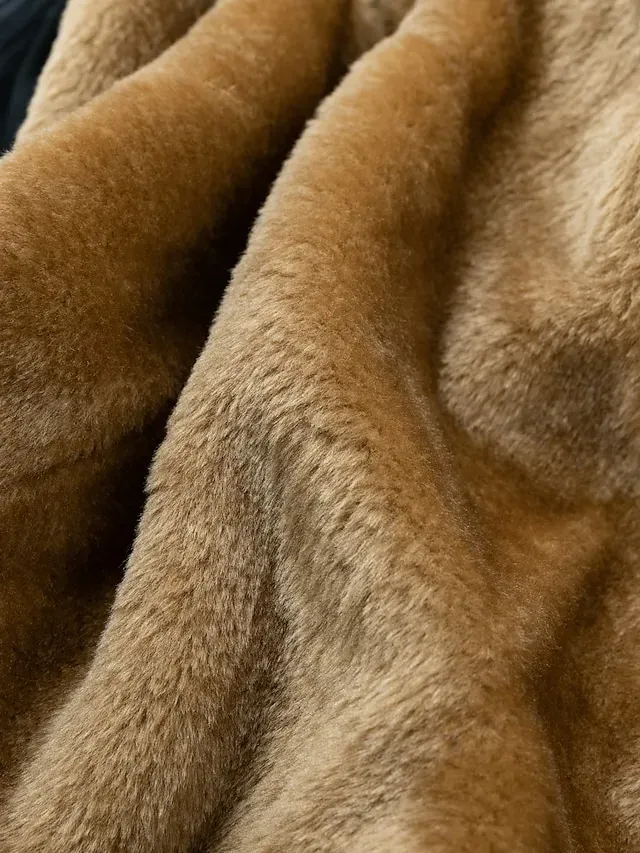 Women's Winter Jacket Parka Warm Street Casual Daily Casual Daily Zipper Button Fleece Lined Zipper Hoodie Casual Street Style Plain Regular Fit Outerwear Long Sleeve Fall Winter Black Green Dark Blue