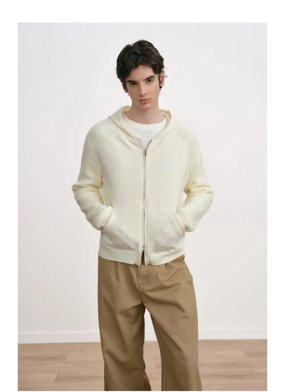 Multi-Color Anti-Pilling Loose And Simple Hooded Knitted Cardigan Sweater 2026, Fashionable, Trendy, Casual, Unisex, Versatile, And Preppy Style.