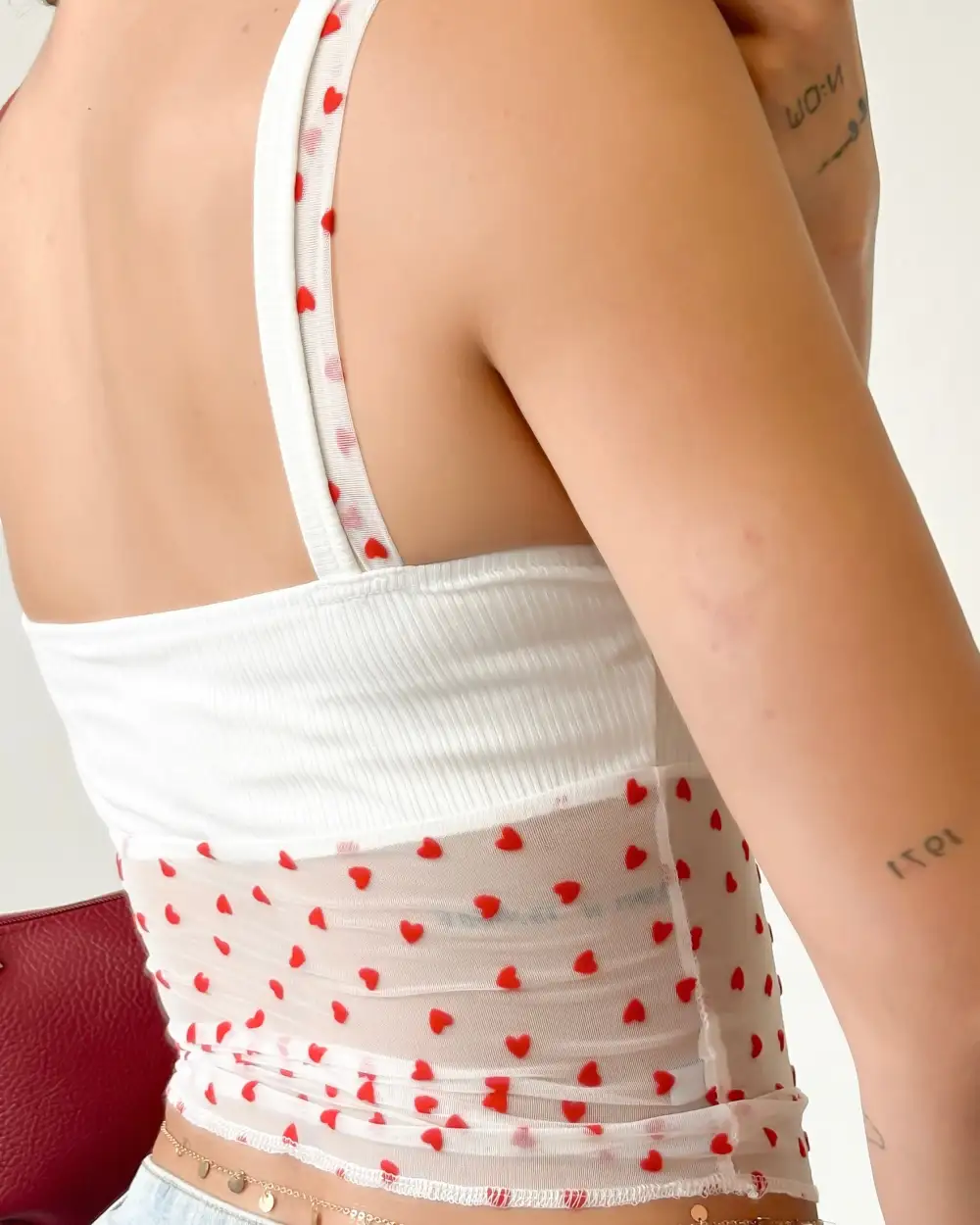 HEART BREAKER MESH TOP