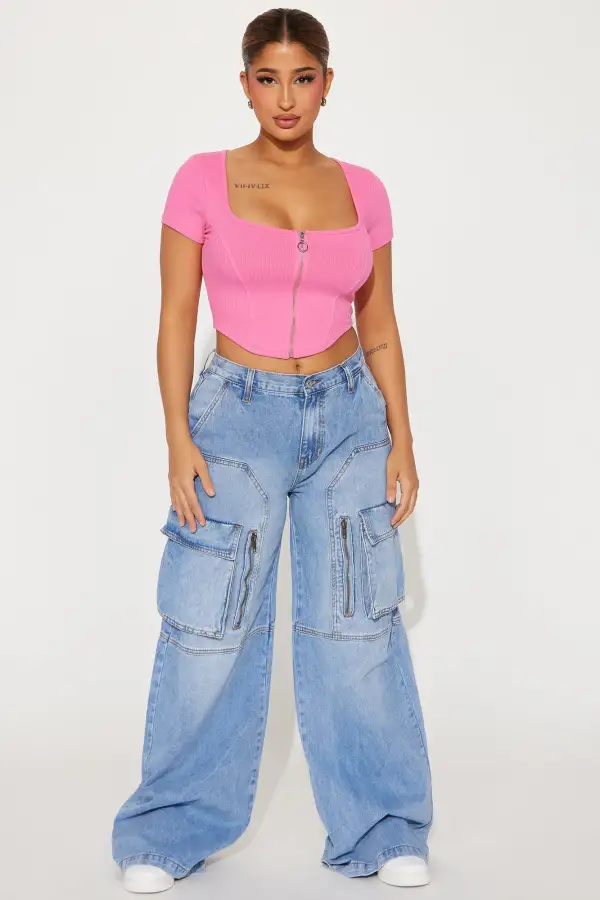 Making Changes Ribbed Top - Pink