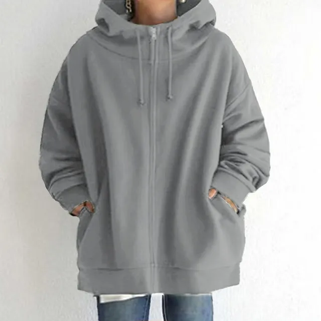 Women's Winter Jacket Hoodie Coat Solid Color Sport Causal Long Sleeve Hoodie Regular Winter Fall Deep Purple Grass Green Black M L XL