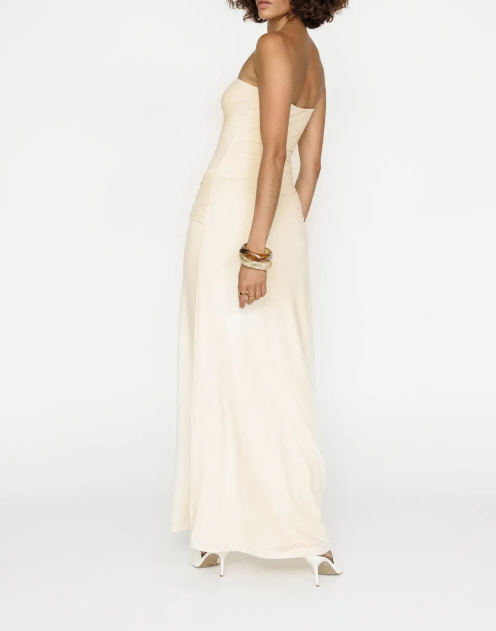 Creative Embellished Twisted Off-Shoulder Dress