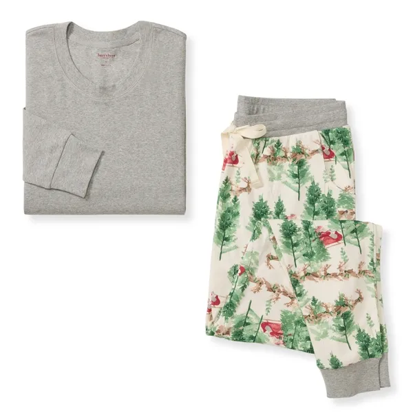 Hot Cocoa Fair Isle Matching Organic Cotton Pajamas