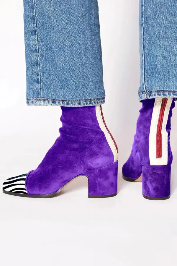 Block Heel Ankle Boots