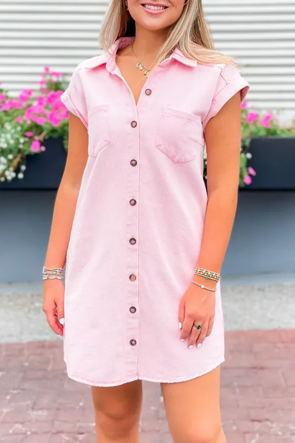 Pink Short Dress