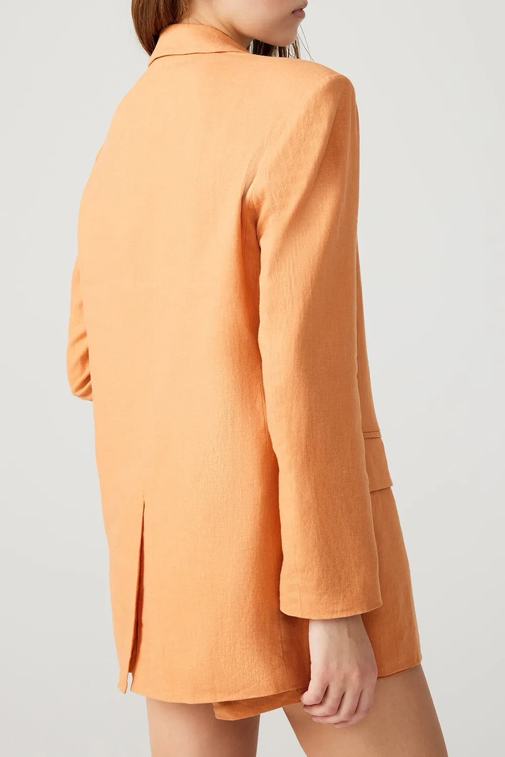 SKINNY BLAZER CARAMEL