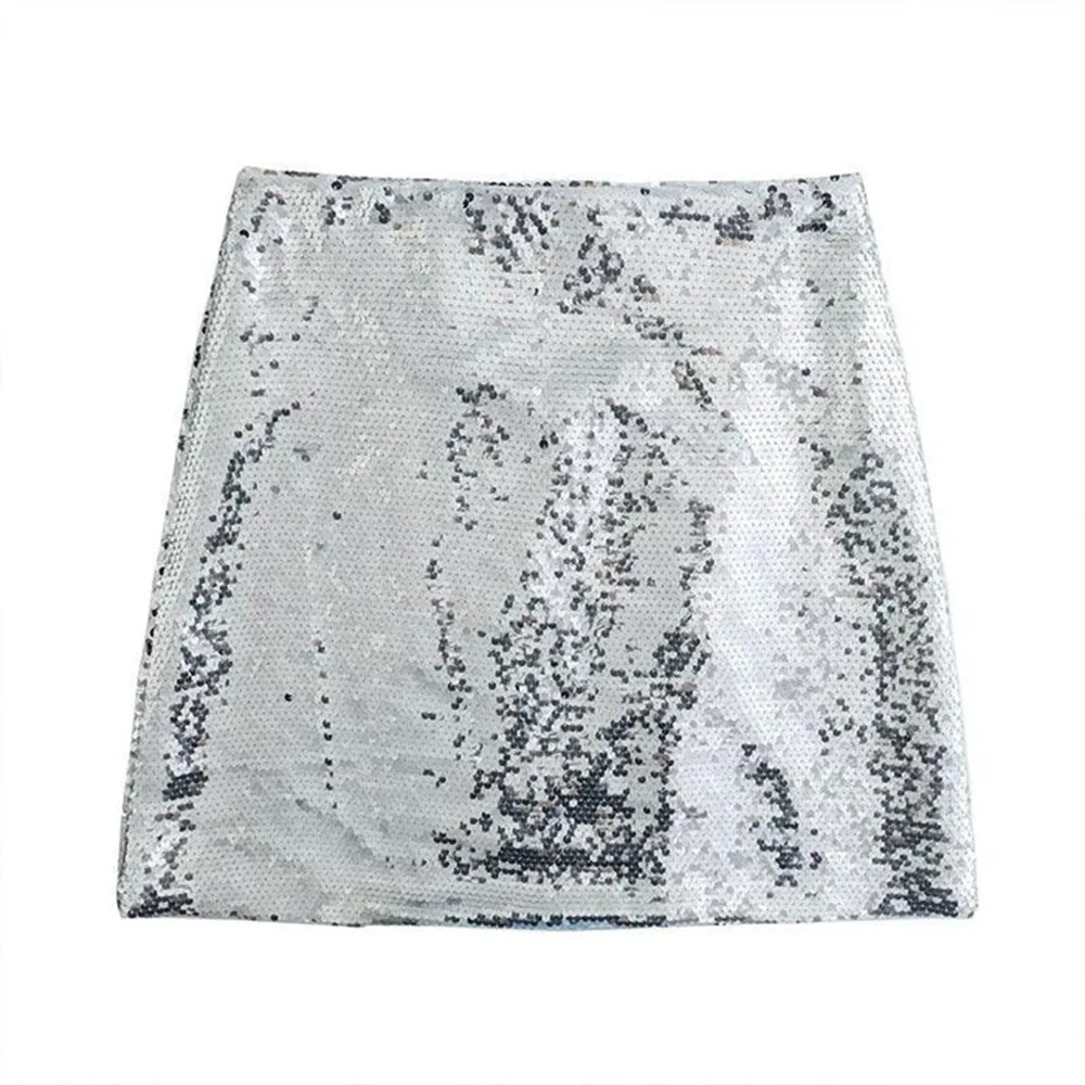 Bling Sequin Mini Skirt