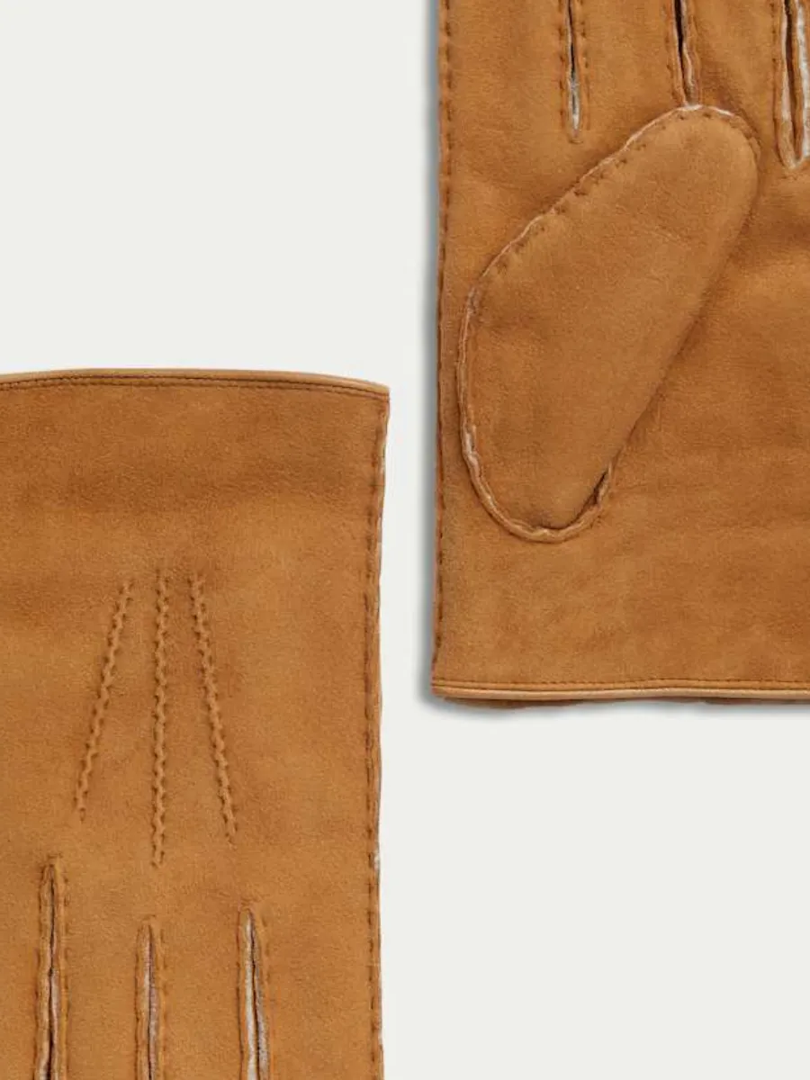 Suede Warm Gloves