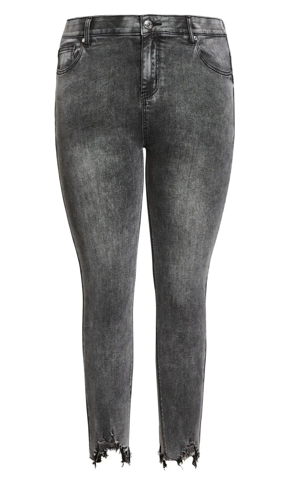 Evans Grey Washed Jeans