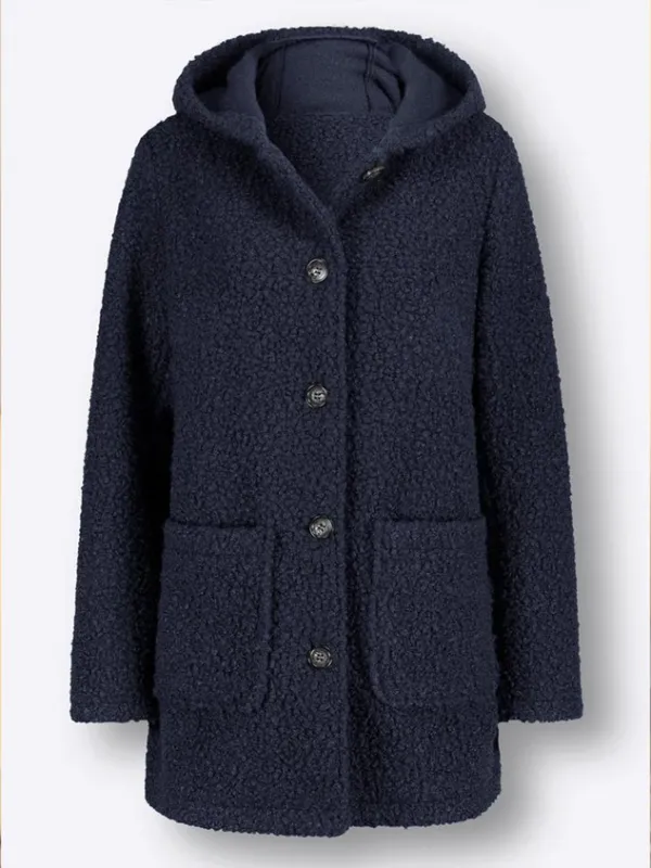 Hoodie Loose Casual Teddy Jacket