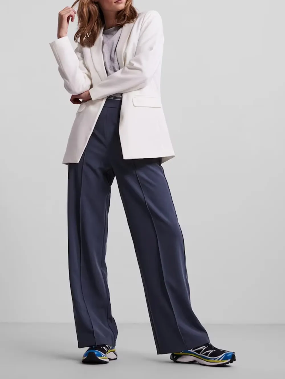 Plain Colored Without Fasteningl Blazer