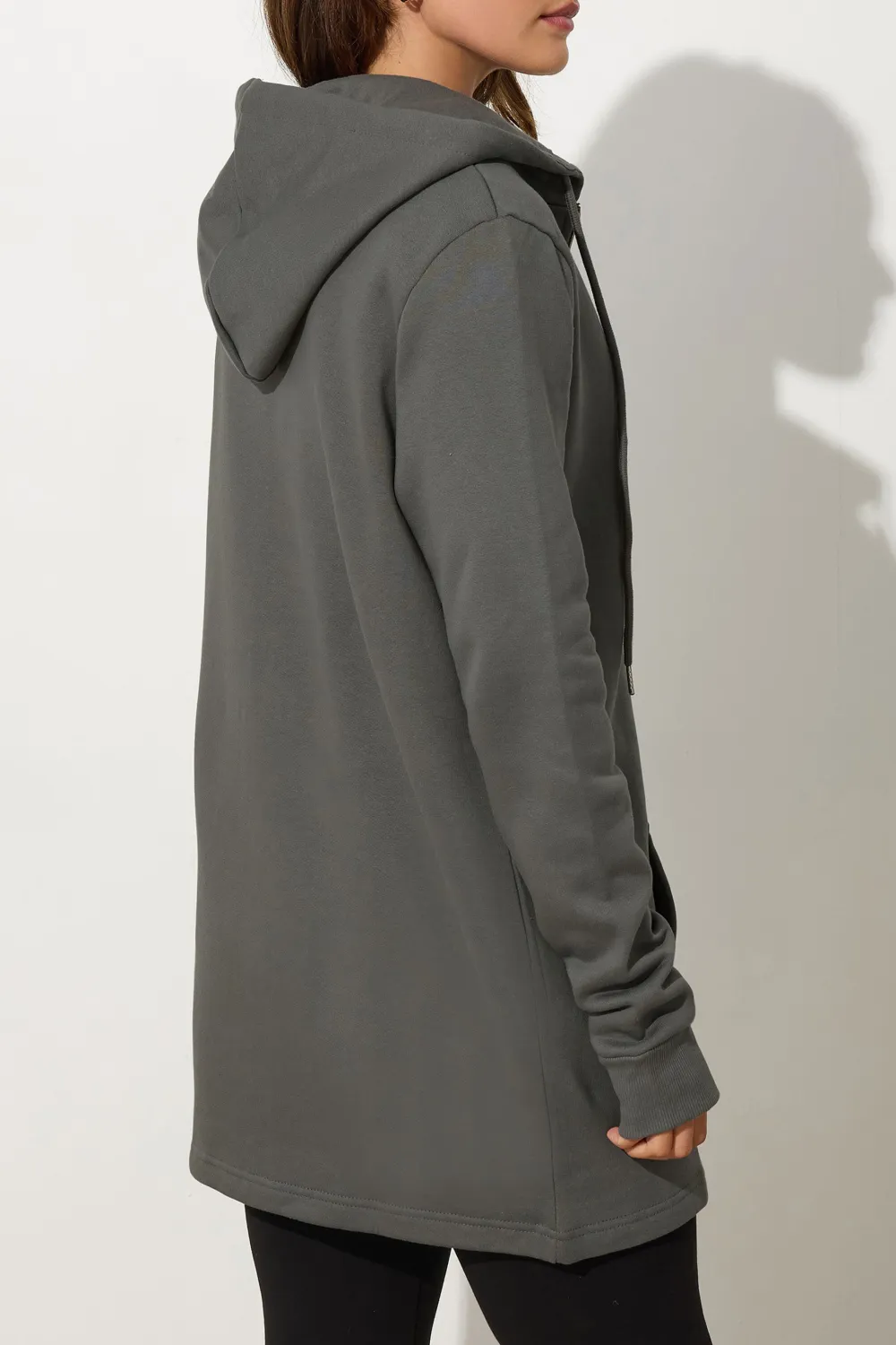 Drawstring Hat With Pocket Jacket