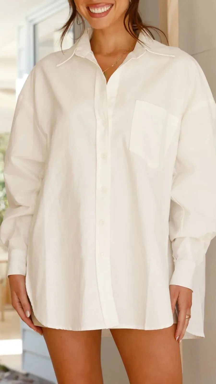 Oversized Button Up Shirt