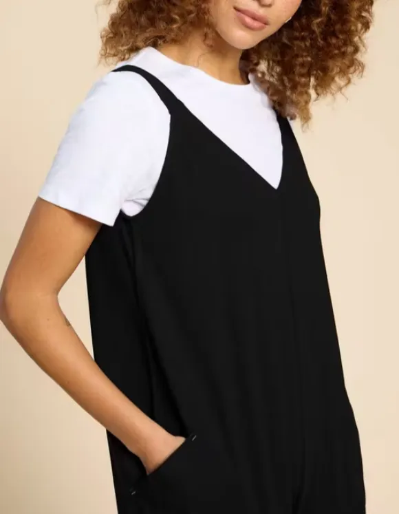 V-Neck Jersey Jumpsuit