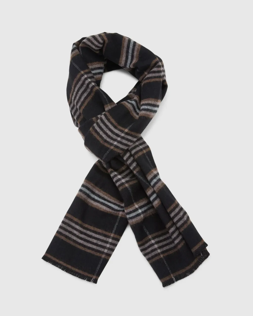 Stripe Wool Scarf