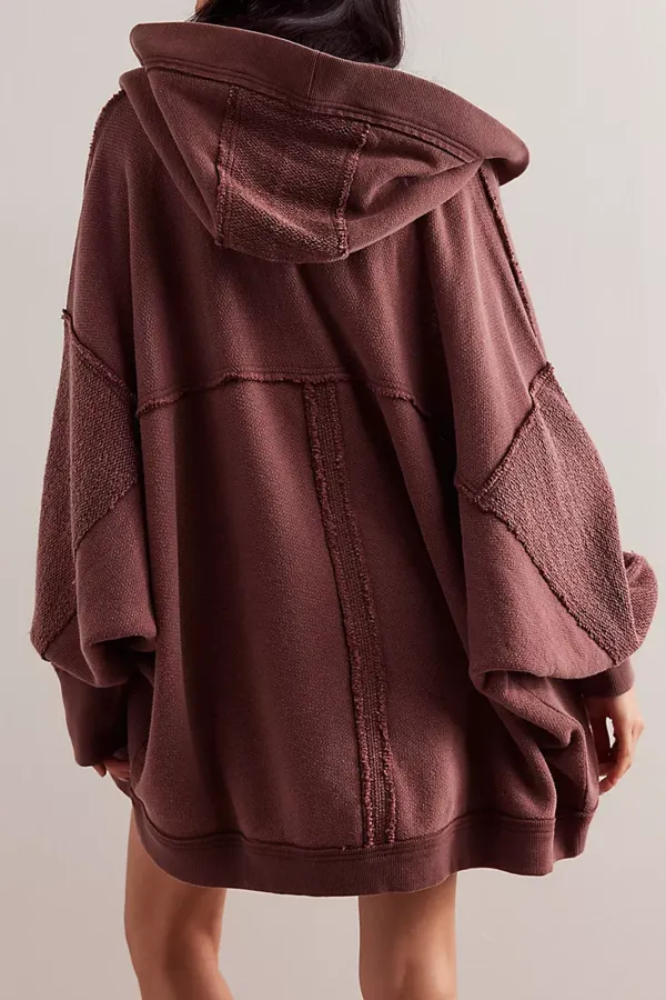 Fleece Lined Oversized Hoodie