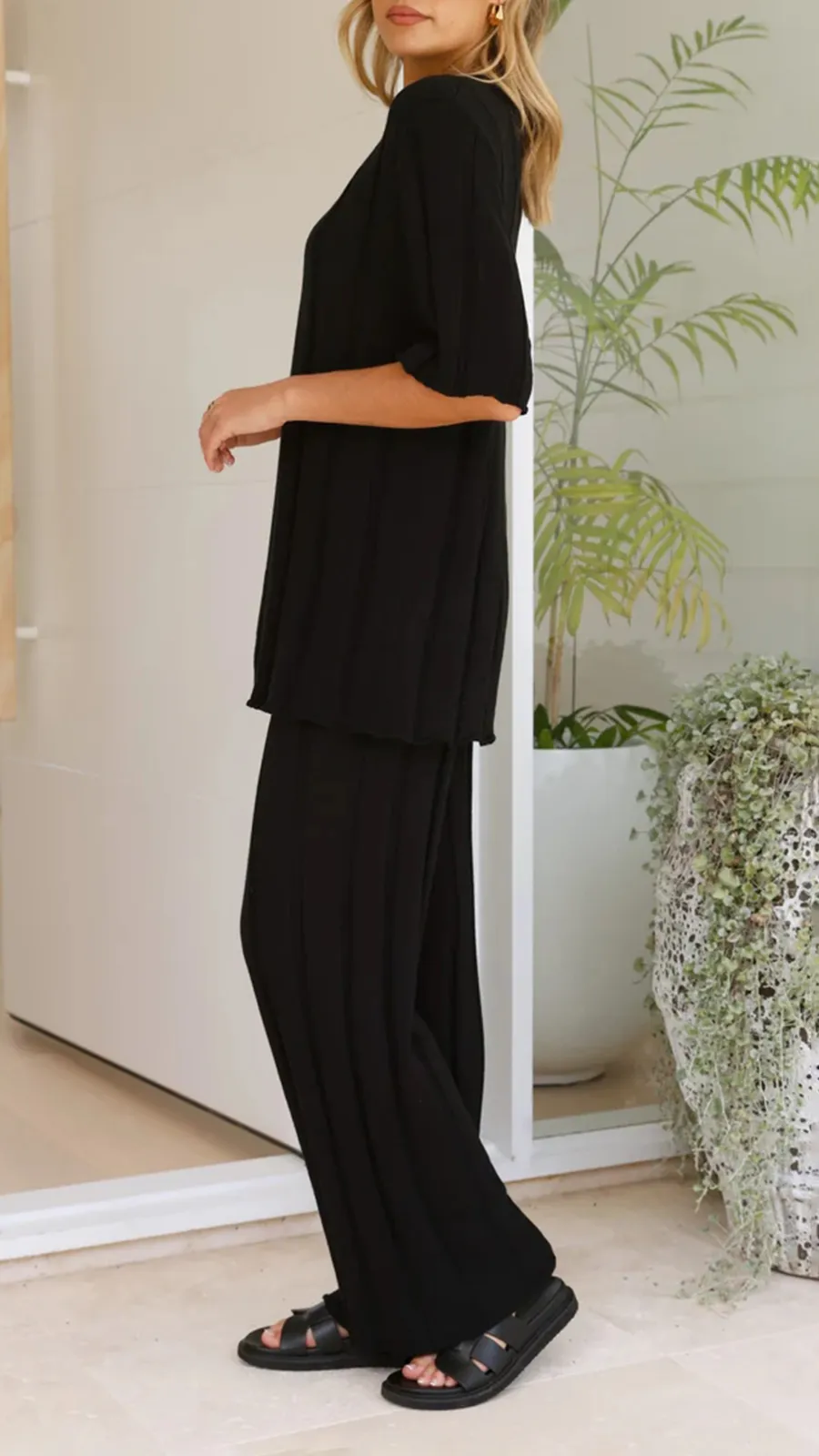 Knitted Heavy Drape Top