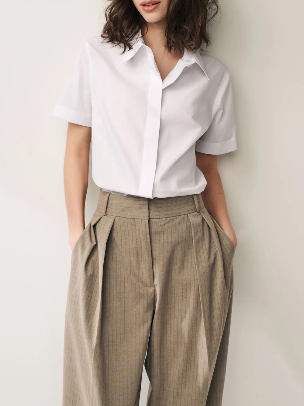 Short Sleeve Collared Shirt