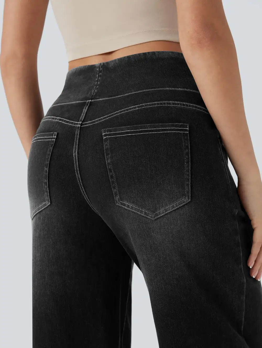 High Waisted Stretch Slim-Fit Jeans