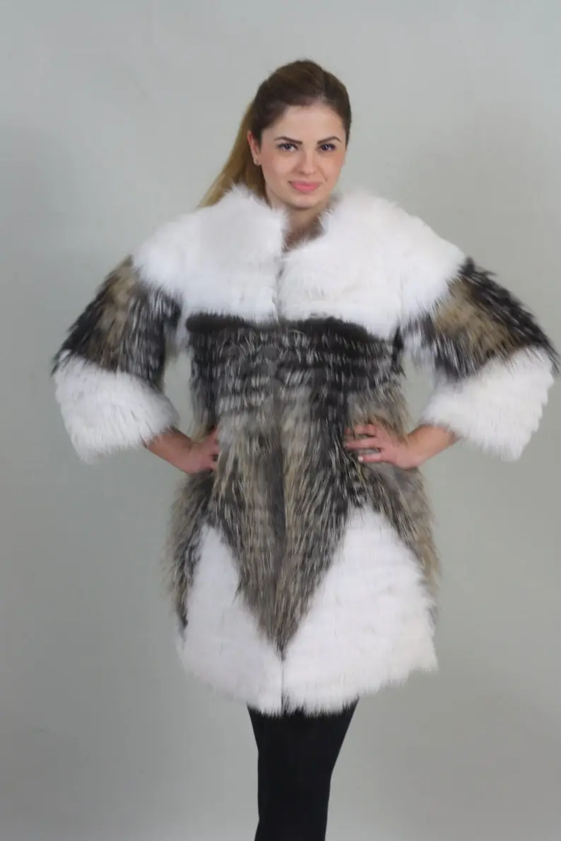 White fox with Crysta