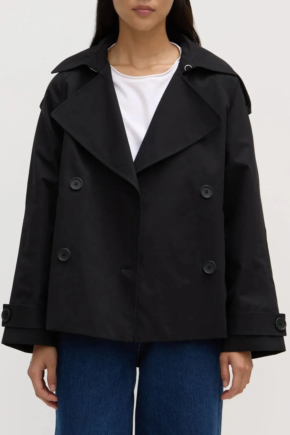 Cotton Off Shoulder Jacket