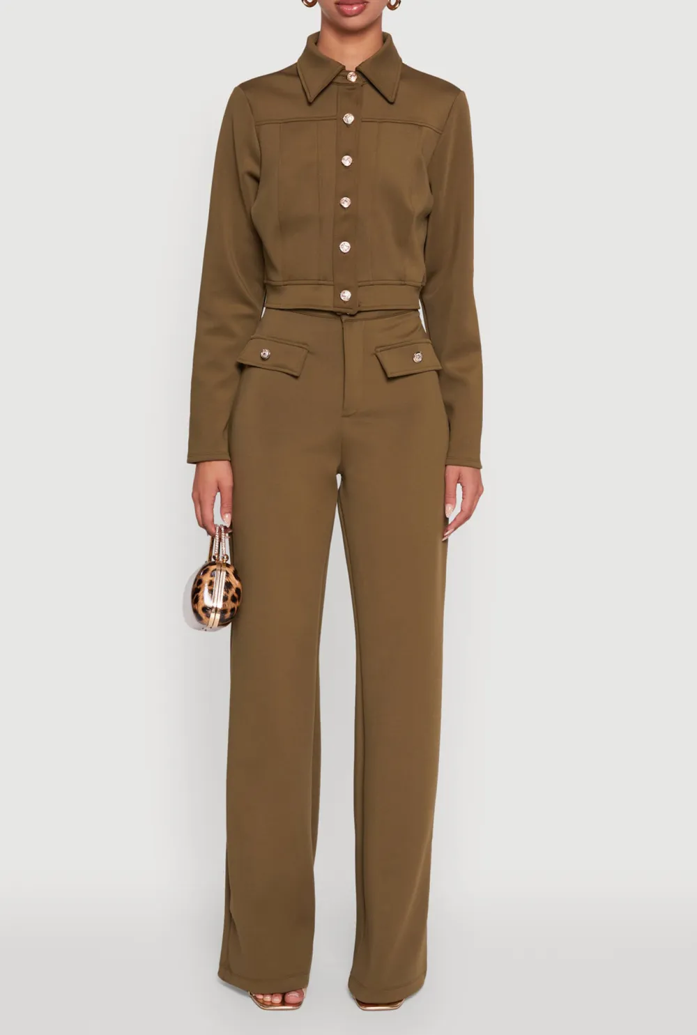 High Waisted Wide Leg Pants