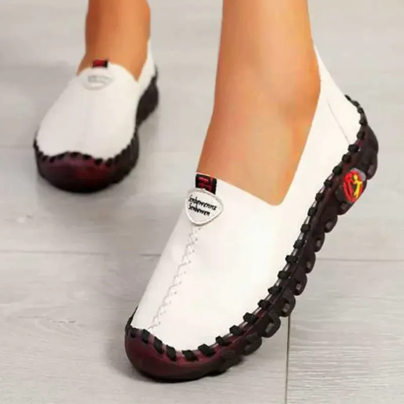 Women's Wide Fit Thick Sole Flats Shoes For Women