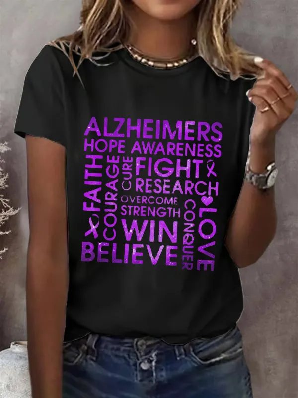 Alzheimers Disease Support Walk, Alzheimer Disease T-Shirt