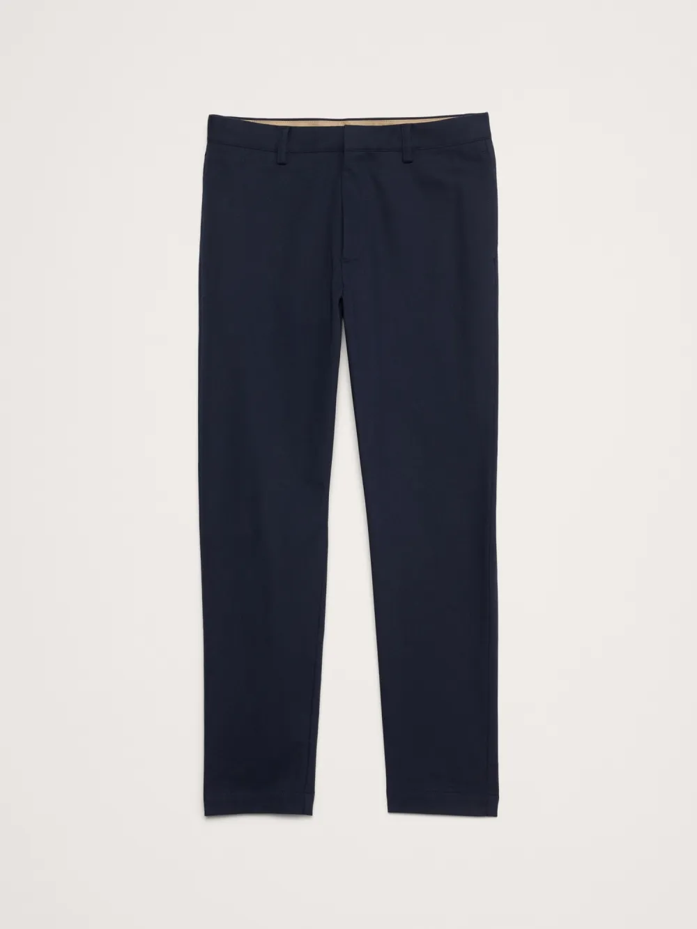 Skin-Friendly Navy Blue Cotton Stretch Men's Trousers