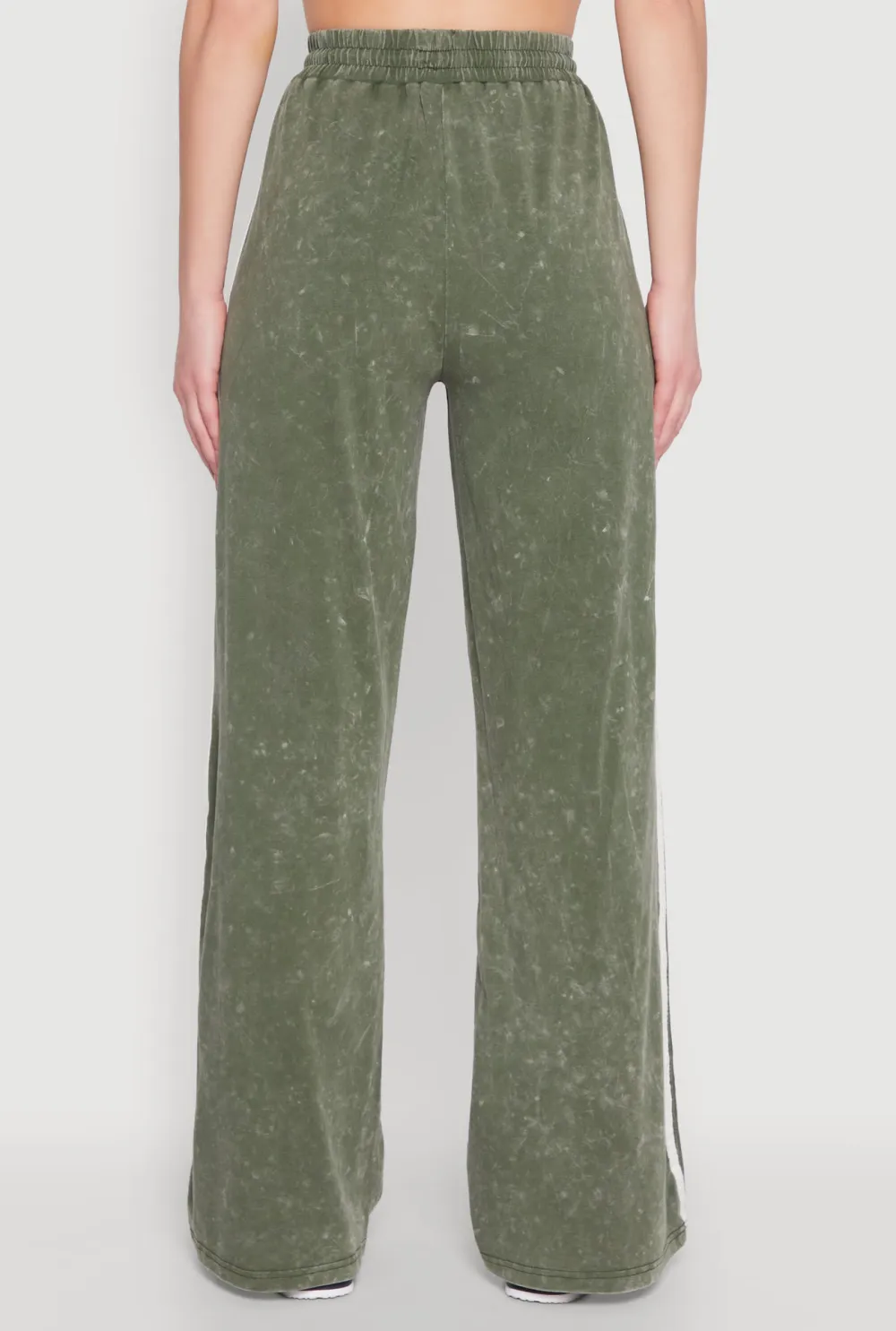 Drawstring Striped Pants