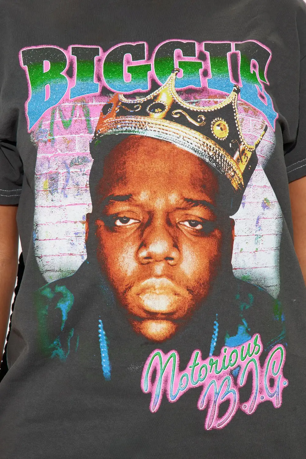 Sky's The Limit Biggie Tshirt - Black